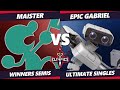 The Elympics SSBU Winners Semis - SSG | Maister (Game & Watch) Vs. Epic Gabriel (ROB) Smash Ultimate