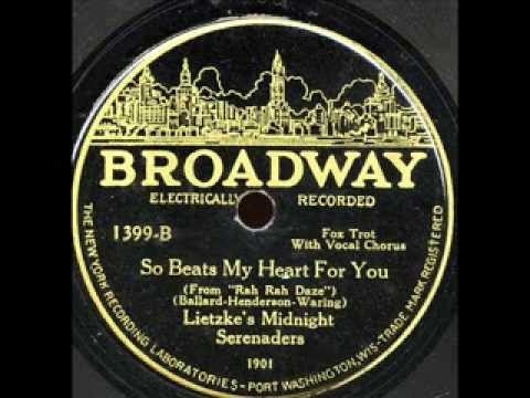 So Beats My Heart For You-Glen Lietzke's Midnight Serenaders