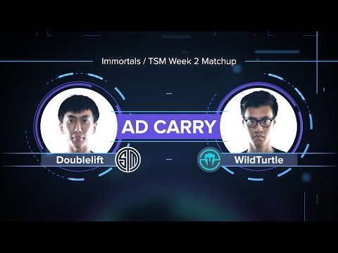 Doublelift vs. WildTurtle: By the Numbers