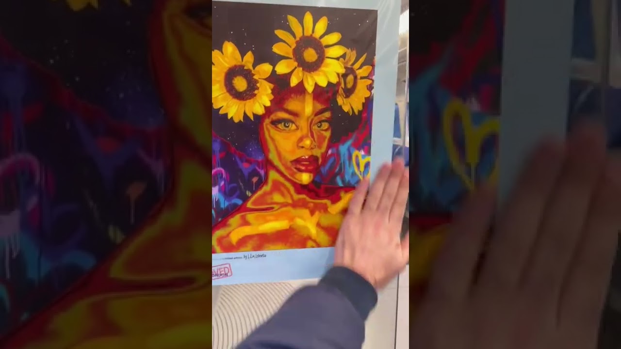 ARt in the wild 🎭 augmented reality poster tfl #ARart #arshort #tube