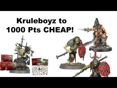 Kruleboyz Dominion to 1000 pts List Building (AoS 3.0)