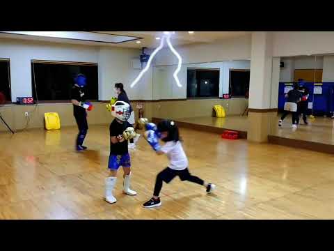 🔴小学生キックボクシング スパーリング｜つくば 土浦 牛久 阿見｜親子キックボクシング