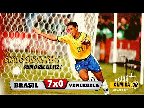 Ronaldinho Gaúcho Gol - Brasil x Venezuela - Copa América 1999 | #Camisa10