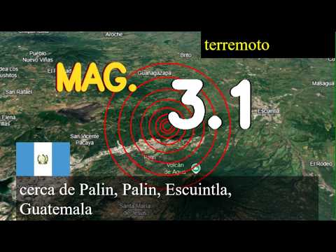 😱🚨  Terremoto cerca de Palin, Palin, Escuintla, Guatemala actualizaciones en vivo hoy: Terremoto de
