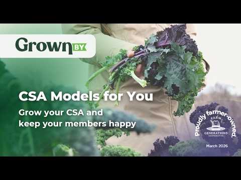 Three CSA Models for your Farm