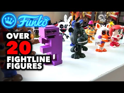 20+ FIVE NIGHTS AT FREDDYS FIGURE FIGHTLINE COLLECTION! - 2023 Complete FNaf Collection