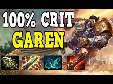 100% CRIT ONE SHOT GAREN!!! FUN OP BUILD!! 31 KILLS SEASON 7!!
