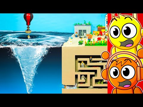 Reacting to MAXIMUM SECURITY PRISON vs VORTEX Lego