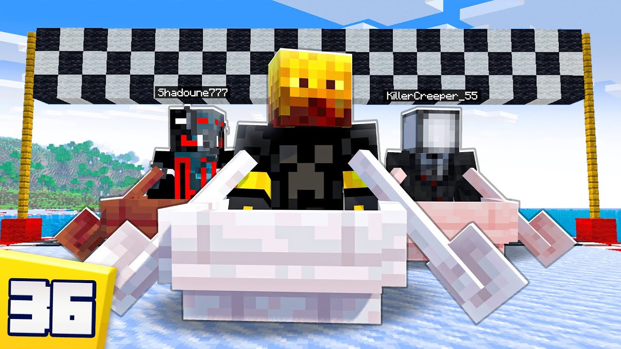 He organizado una carrera de barcos con Youtubers - Survival al Estilo Rubik 2