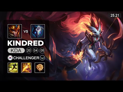 Kindred vs Jarvan IV Jungle - KR Challenger - Patch 25.21 Season 15