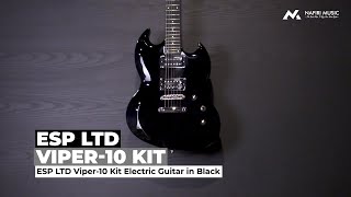 Video thumbnail for ESP LTD Viper-10 Kit Electric Guitar in Black by Nafiri Music Jakarta