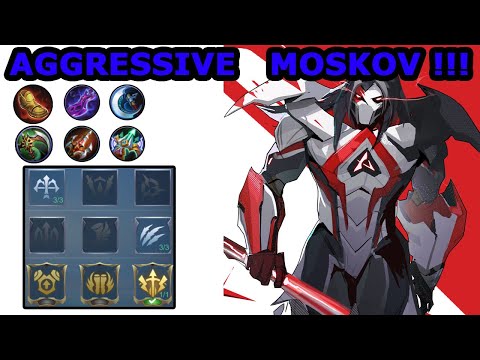 BUILD MOSKOV AGGRESSIVE !! - GAMEPLAY TOP GLOBAL MOSKOV