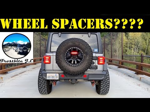 New JL Wrangler Spidertrax Wheel Spacer Install on the Jeep