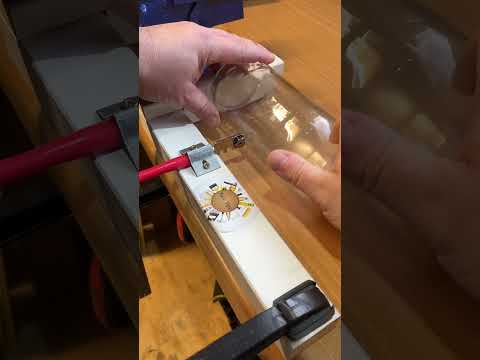 Cutting glass bottle 👍 #shorts