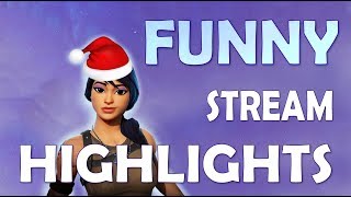 DAEQUAN'S FUNNY STREAM HIGHLIGHTS - (Fortnite Battle Royale)