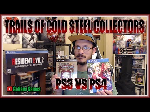 Legend of Heroes Trails of Cold Steel Collectors Edition! PS3 VS PS4