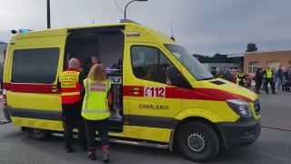 preview picture of video 'Portes ouvertes Pompiers de Jumet-02'