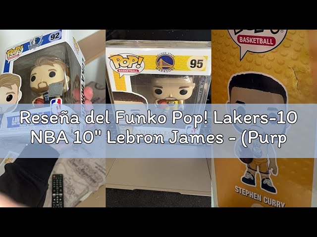 Vídeo relacionado con Funko Pop! Lakers-10 NBA 10" Lebron James - (Purple Jersey) - Figura de Vinilo Coleccionable - Idea de Regalo- Mercancia Oficial - Juguetes para Niños y Adultos - Sports Fans