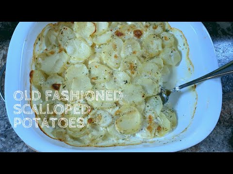 Old Fashioned Scalloped Potatoes