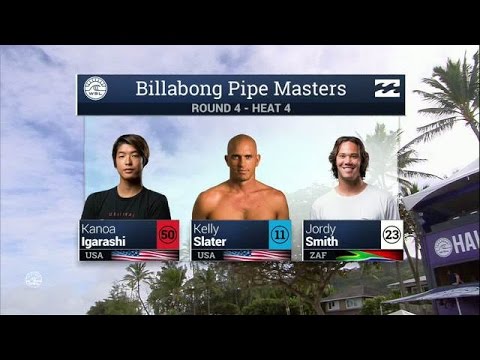 Igarashi vs. Slater vs. Smith - Round Four, Heat 4 - 2016 Billabong Pipe Masters