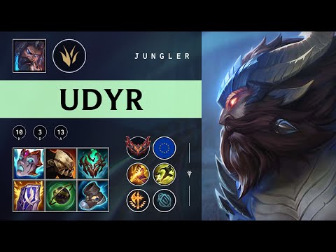 Udyr Jungle vs Jarvan IV - EUW Grandmaster Patch 25.22
