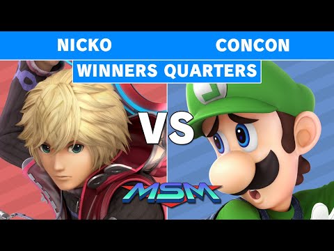 MSM 198 - Demise | Nicko (Shulk) Vs SS | Concon (Luigi) Winners Quarters - Smash Ultimate