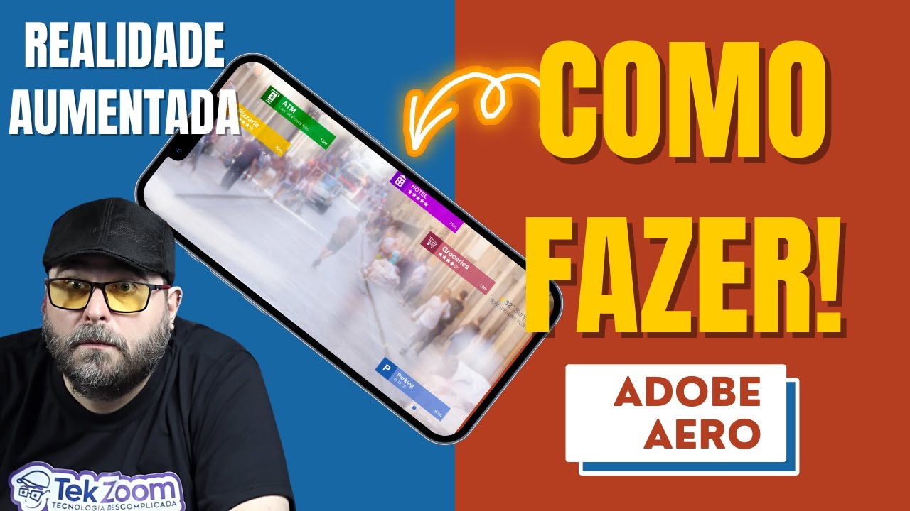 Como criar REALIDADE AUMENTADA com Adobe Aero GRÁTIS!