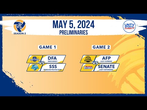 IVE FULL GAMES: UNTV Volleyball League Season 2 Prelims at Paco Arena, Manila May 05, 2024