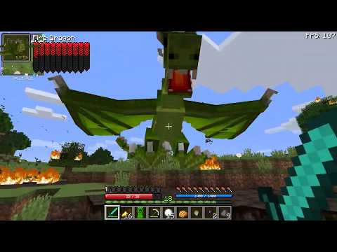 3.Sezon Minecraft Modlu Survival Bölüm 8 - EĞĞ EJDERHA ÖLDİİİ😈