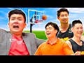 When Asian kids play basketball | Ft. Simu Liu, Jeremy Lin, Uncle Roger