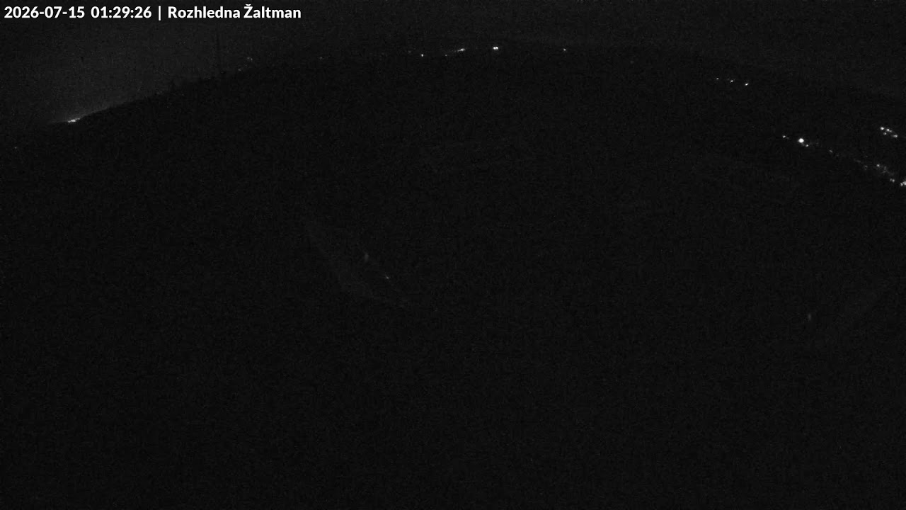 Live webcam view of Žaltman Lookout Tower, Jestřebí Mountains