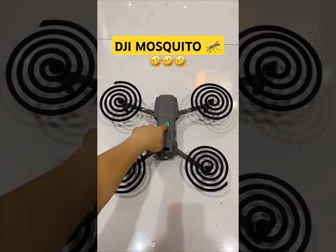 Dji Drone Has Now Mosquito Coils As Propellers 🤡 #dji #funny #shorts #shortsfeed #viralshorts #drone