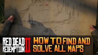 EASY $7000+ I How To Find and Solve All Treasure Maps In Red Dead Redemption 2