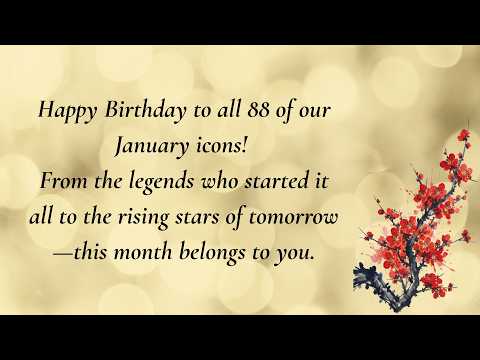 Birthday Babies: January #TheLucidFan #birthdaybabies