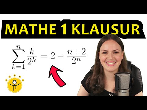 Klausur UNI Mathe – Vollständige Induktion einfach erklärt, Summe