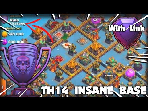 New TH14 Legend Base of Global Ranking Player Ralo With Link || Latest TH14 Base for Legend League