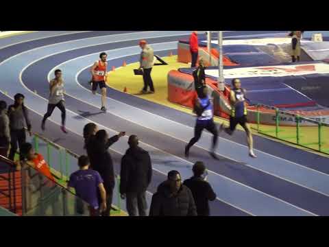 400m SEM- Finale 3 Championnats régionaux en salle Espoirs Seniors  EAUBONNE, 20/01/2018