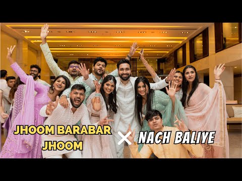 Jhoom Barabar Jhoom & Nach Baliye | Friends Sangeet Dance | Wedding Choreography | NatyamPooja