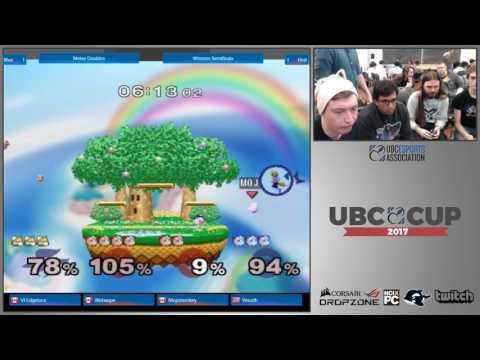 Edgeluca & Vinodh vs. Webwipe & Mojomonkey - Doubles Winners Semis - UBC Cup 2017 Melee