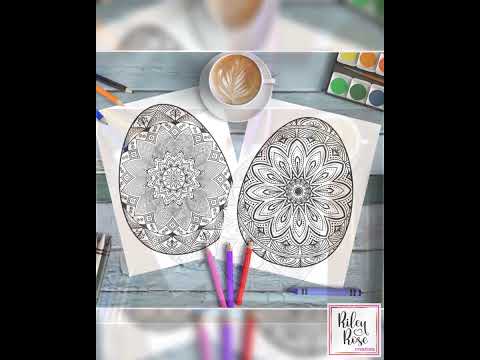 Stunning Easter Coloring Pages Printable For A Mindful Escape