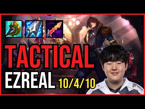 TACTICAL - EZREAL vs. SAMIRA ADC | NA CHALLENGER | PATCH 10.25