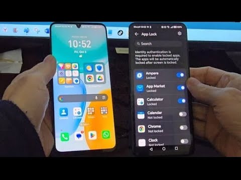 How to lock apps on Honor X5c Plus | Honor X5c lock apps settings Plus