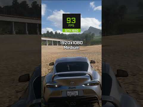 How Well Can GTX 1650 Run Forza Horizon 5? (Low to Ultra) #gtx1650 #gaming #gamebenchmark