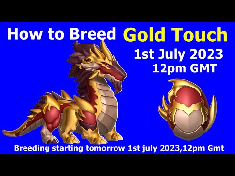 How to Breed Gold Touch Dragon-Dragon Mania Legends | Top 4 Breeding Combination Gold Touch Dragon