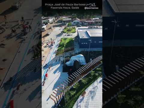 FAZENDA NOVA GOIÁS, PROJETO VISÃO AÉREA - REVITALIZAÇÃO DA PRAÇA JOSE DE PAULA BARBOSA.