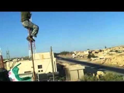 جولة ميدانية مع مقاتلي كتيبة شهداء الباب داخل مخفر العريمة في ريف الباب بعد السيطرة عليه من قبل فصائل الجيش الحر