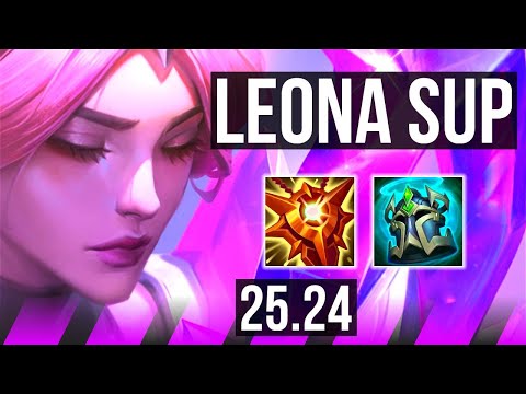 LEONA & Draven vs TAHM KENCH & Seraphine (SUP) | NA Master | 25.24