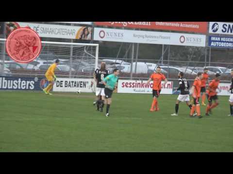 De Bataven - csv Apeldoorn ( 2-3 ) 4-4-2017 | 1e Goal Van Schooten