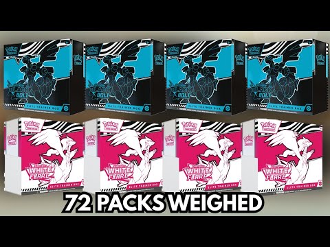 What Happens When You Weigh 8 Black Bolt White Flare ETBs?