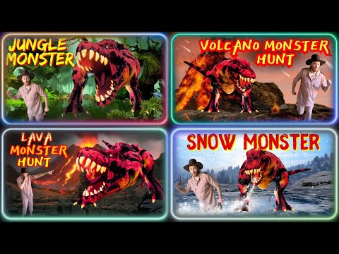 We’re Going on a Monster Hunt Compilation | Bear Hunt | Nursery Rhymes | Videos for Children